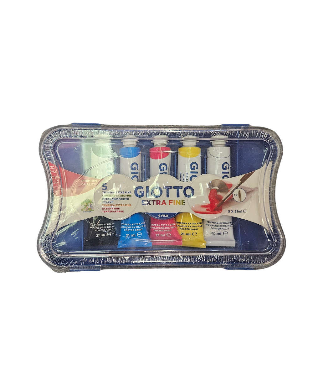 Confezione 5 Tempere Extra Fine Giotto