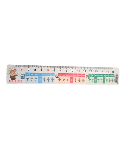 Righello Mathematics 16CM Arda