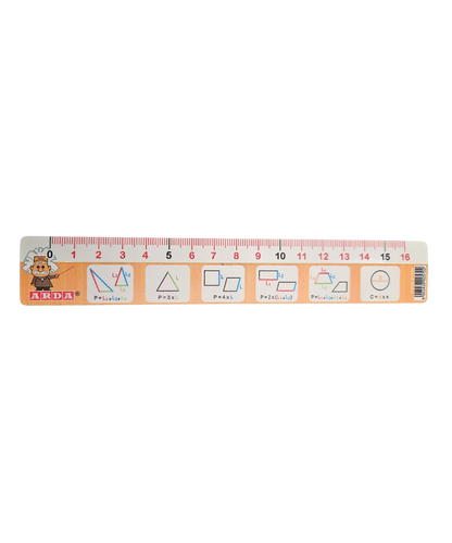 Righello Mathematics 16CM Arda