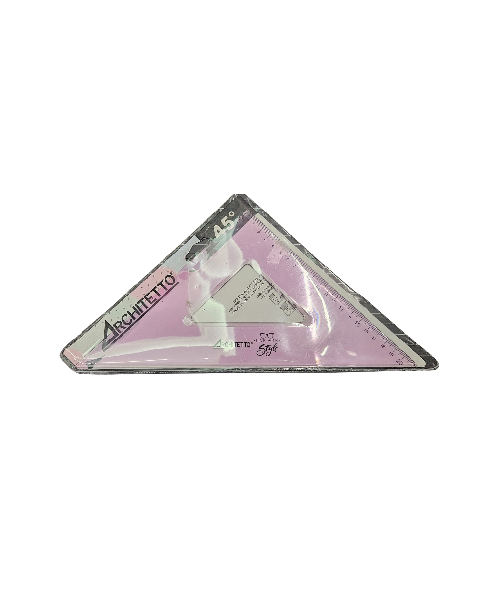 Squadretta 45° 30CM Architetto