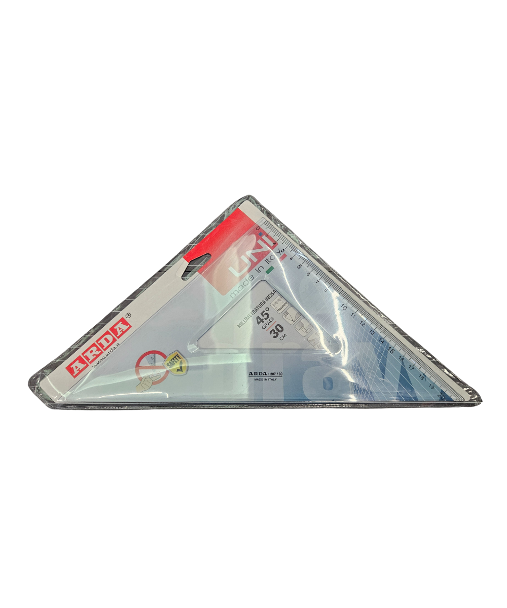Squadretta 45° 30CM Arda
