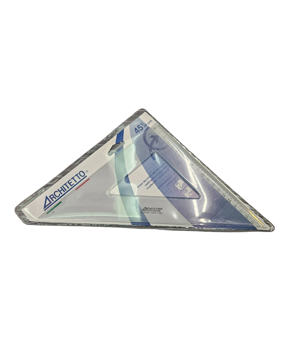 Squadretta 45° 30CM Architetto