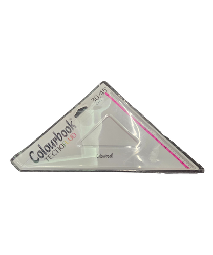 Squadretta 45° 30CM Colourbook Tecnofluo