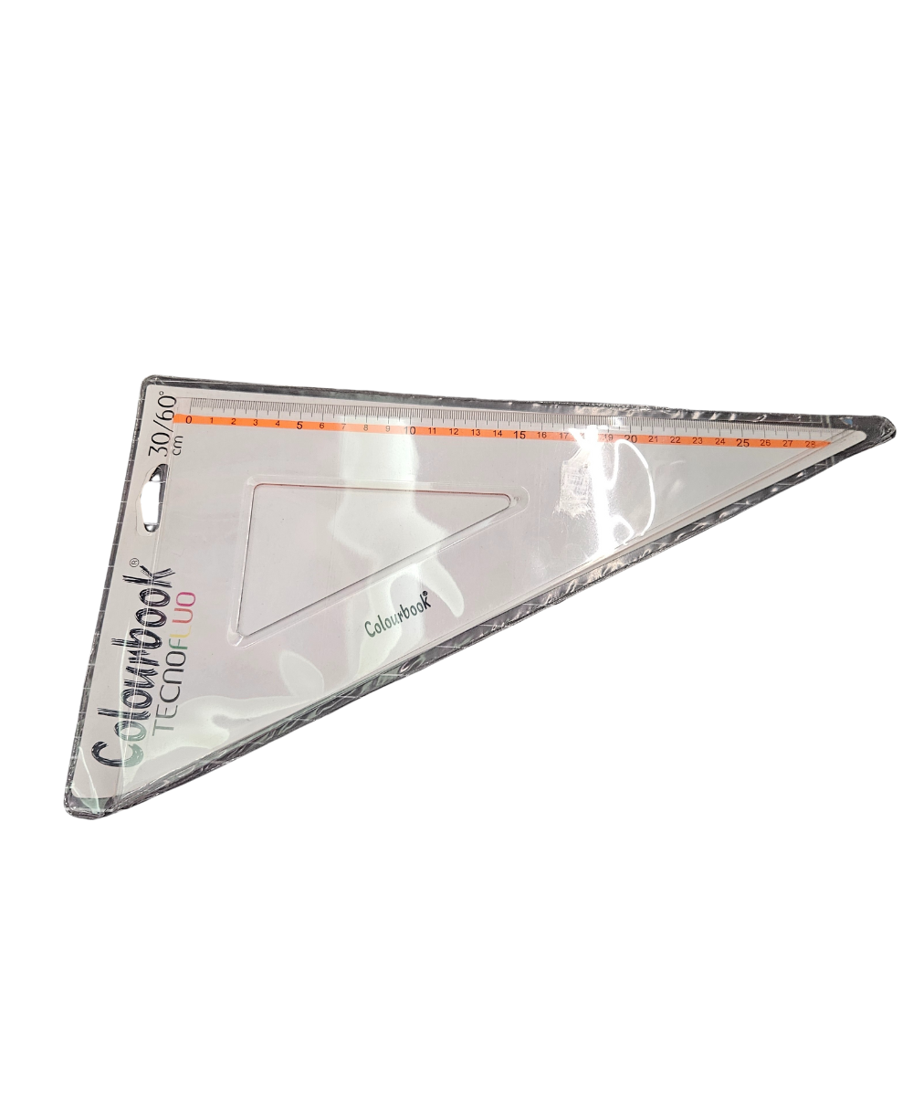 Squadretta 60° 30CM Colourbook Tecnofluo