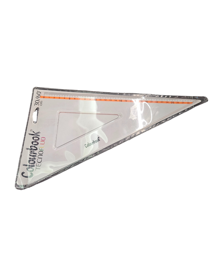 Squadretta 60° 30CM Colourbook Tecnofluo